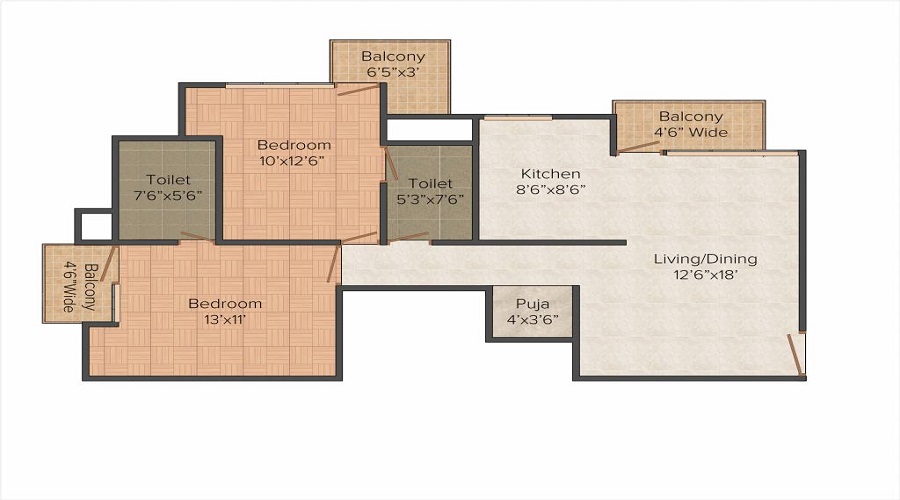 Today Canary Greens Floor Plan