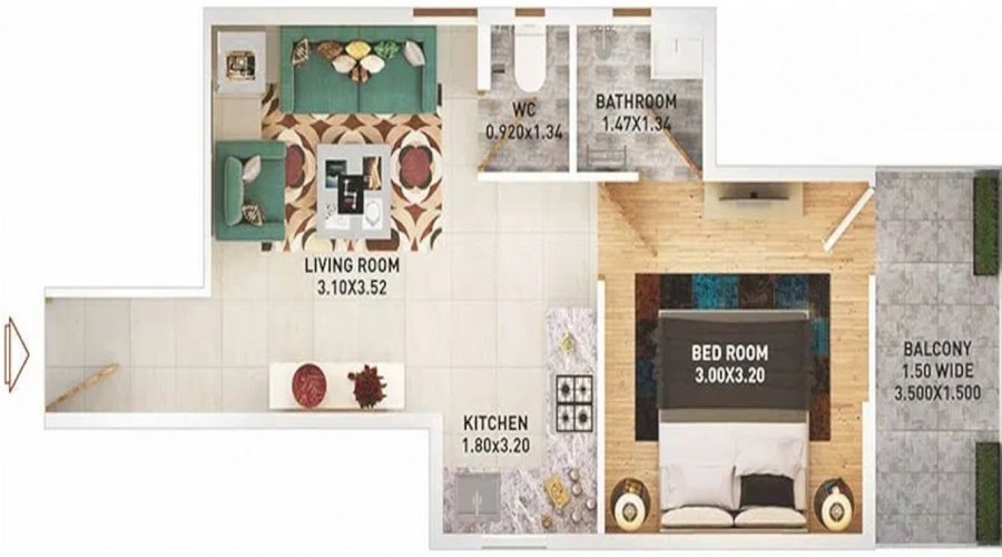 Pyramid Infinity Floor Plan