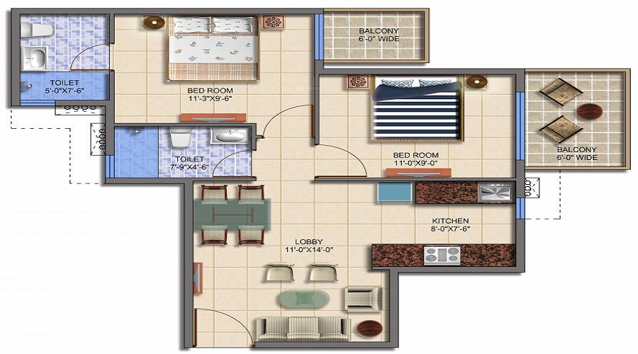 Signature Global Roselia 2 Floor Plan