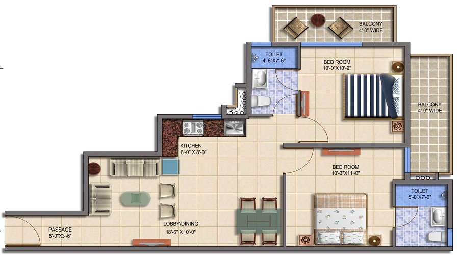 Signature Global Roselia 2 Floor Plan