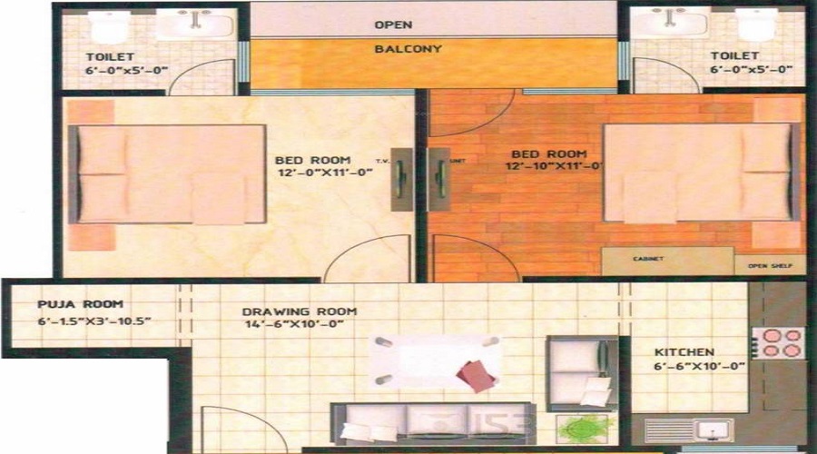SSG Yash Vatika 2 Floor Plan
