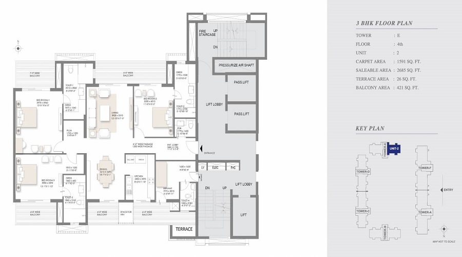 Suncity Platinum Towers Floor Plan