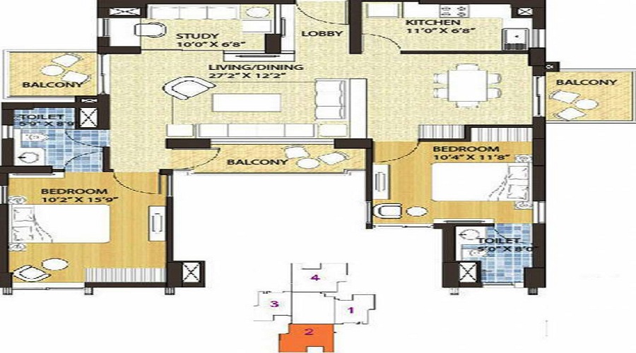 ASF Isle De Royale Floor Plan