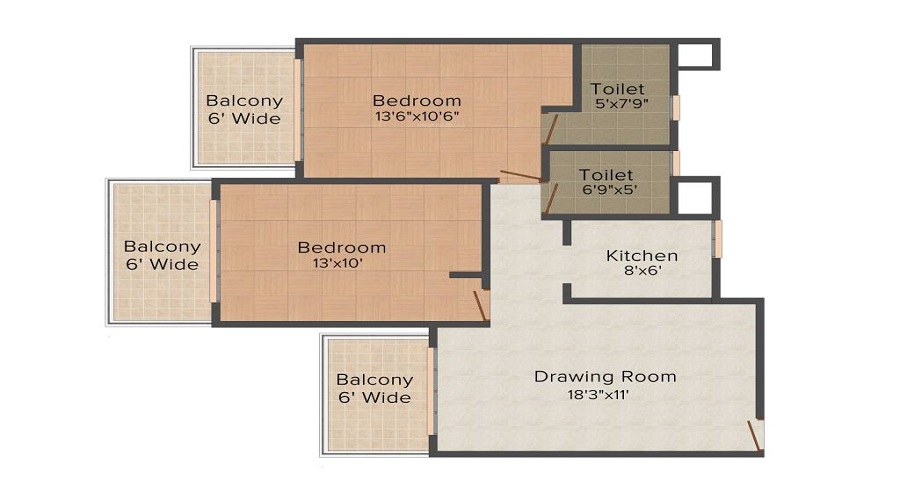 Maxworth City Residence Floor Plan