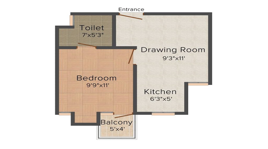 V Square 83 Avenue Floor Plan