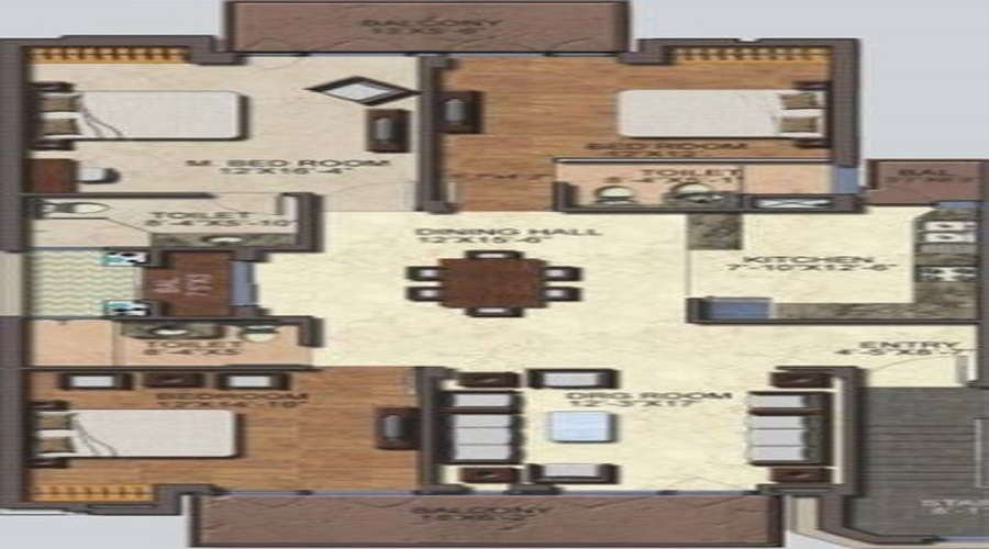 SS Almeria Floor Plan