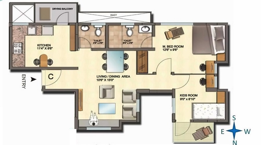 Metadesign Mblu Floor Plan