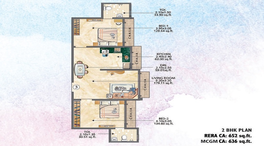 VK Skye Grandeur Floor Plan