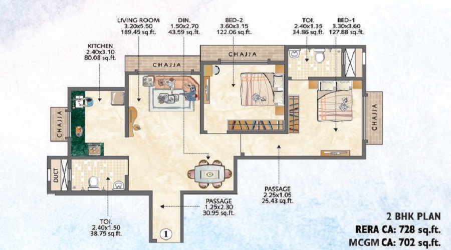 VK Skye Grandeur Floor Plan