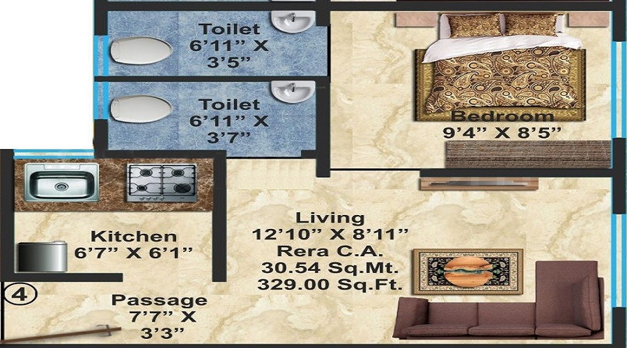 Adhikari Maharashtra Mandir Floor Plan