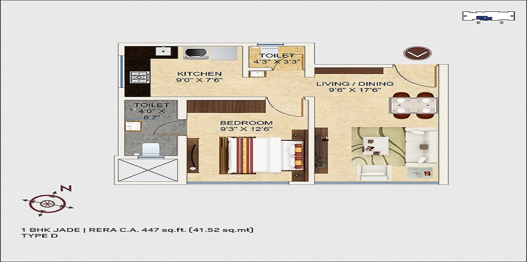 MICL Aaradhya Nine Floor Plan