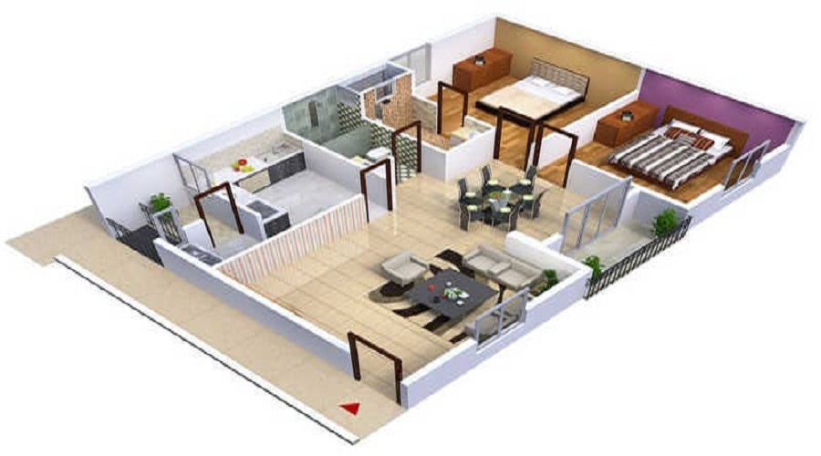 Purva Mithra Apoorva Elite Floor Plan