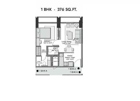 Transcon Triumph Tower 3 Floor Plan
