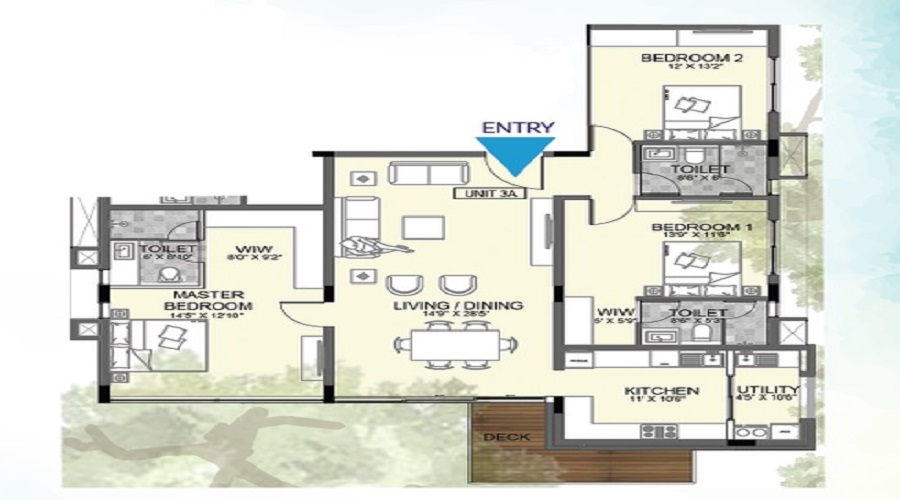 Vaishnavi Rhapsody Floor Plan