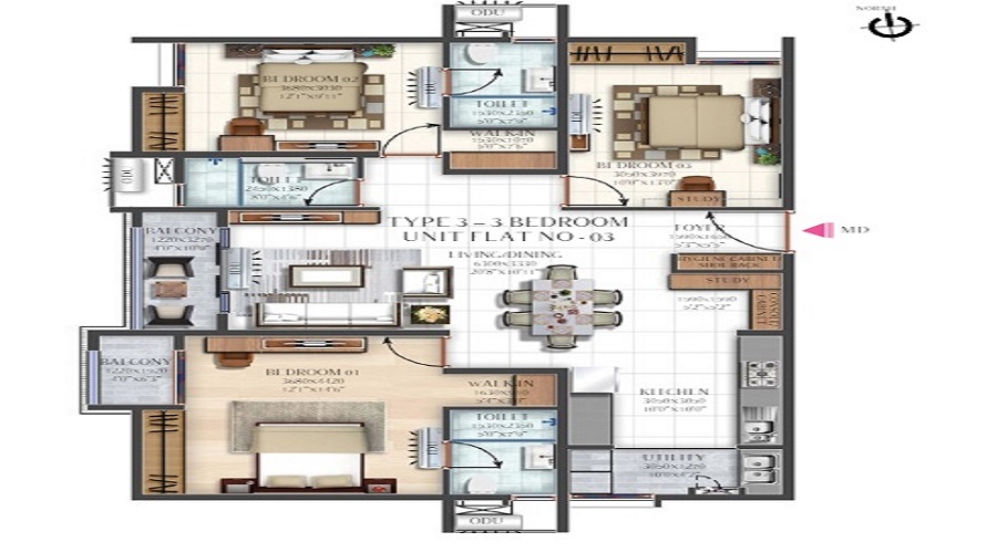 Bren Zahara Floor Plan