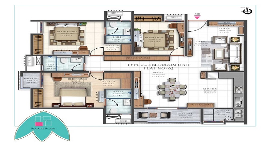Bren Zahara Floor Plan
