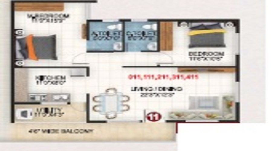 Baldota Signature Floor Plan