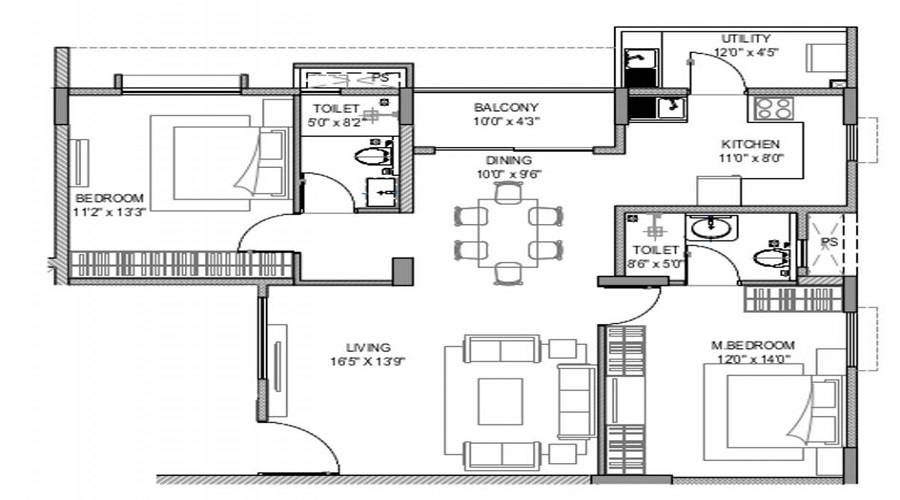 Master Royal Meenakshi Floor Plan