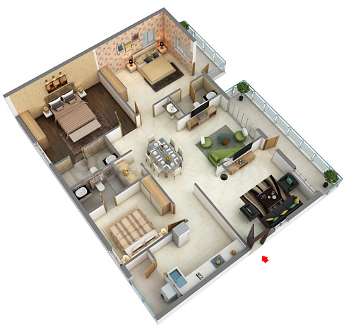 Ark Aptha Floor Plan