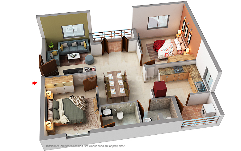 Aakriti Honey Dew Floor Plan