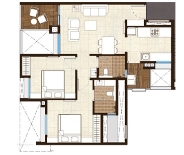 Prajay Samshraya Homes Floor Plan