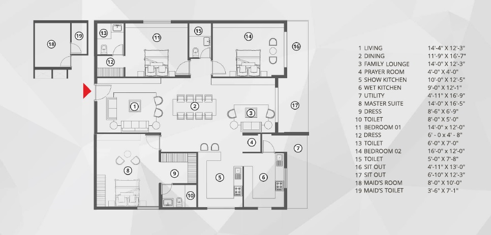 Namishree Trinity Floor Plan