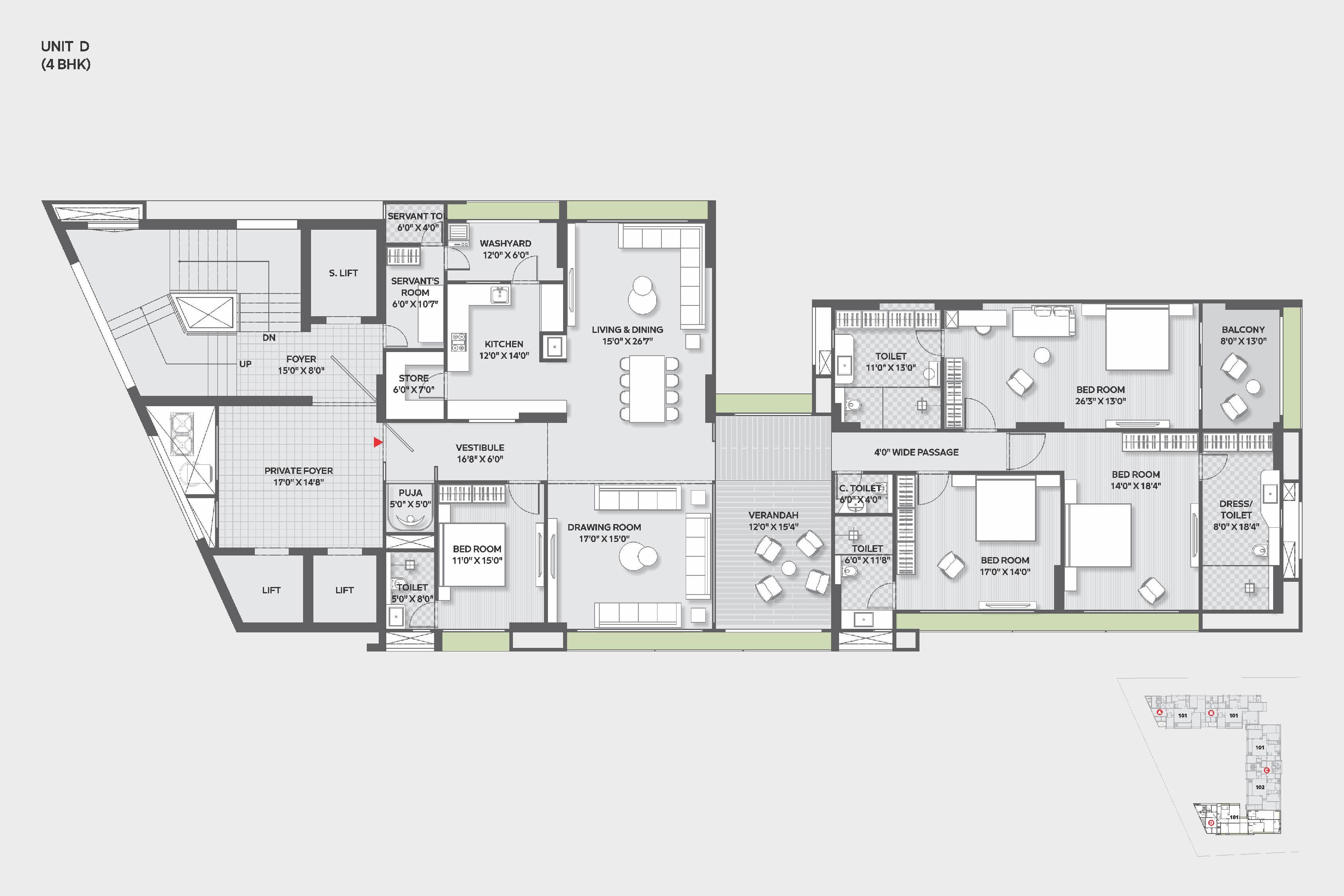 Madhav Oeuvre 2 Floor Plan