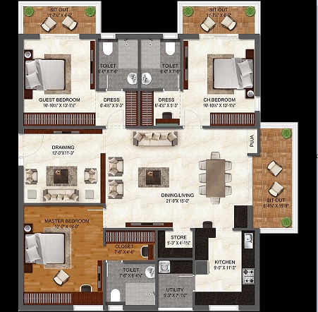 IRA Miracle Floor Plan