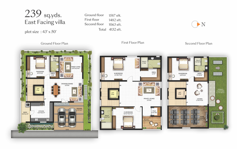 Haris Pranava Affluence Floor Plan