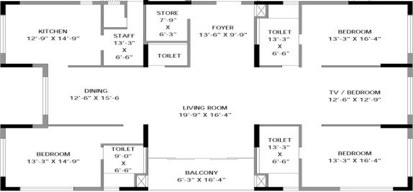 VDB Living Walls Apartments Floor Plan