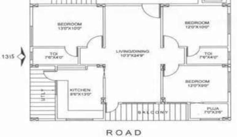 Nandini Residency Floor Plan