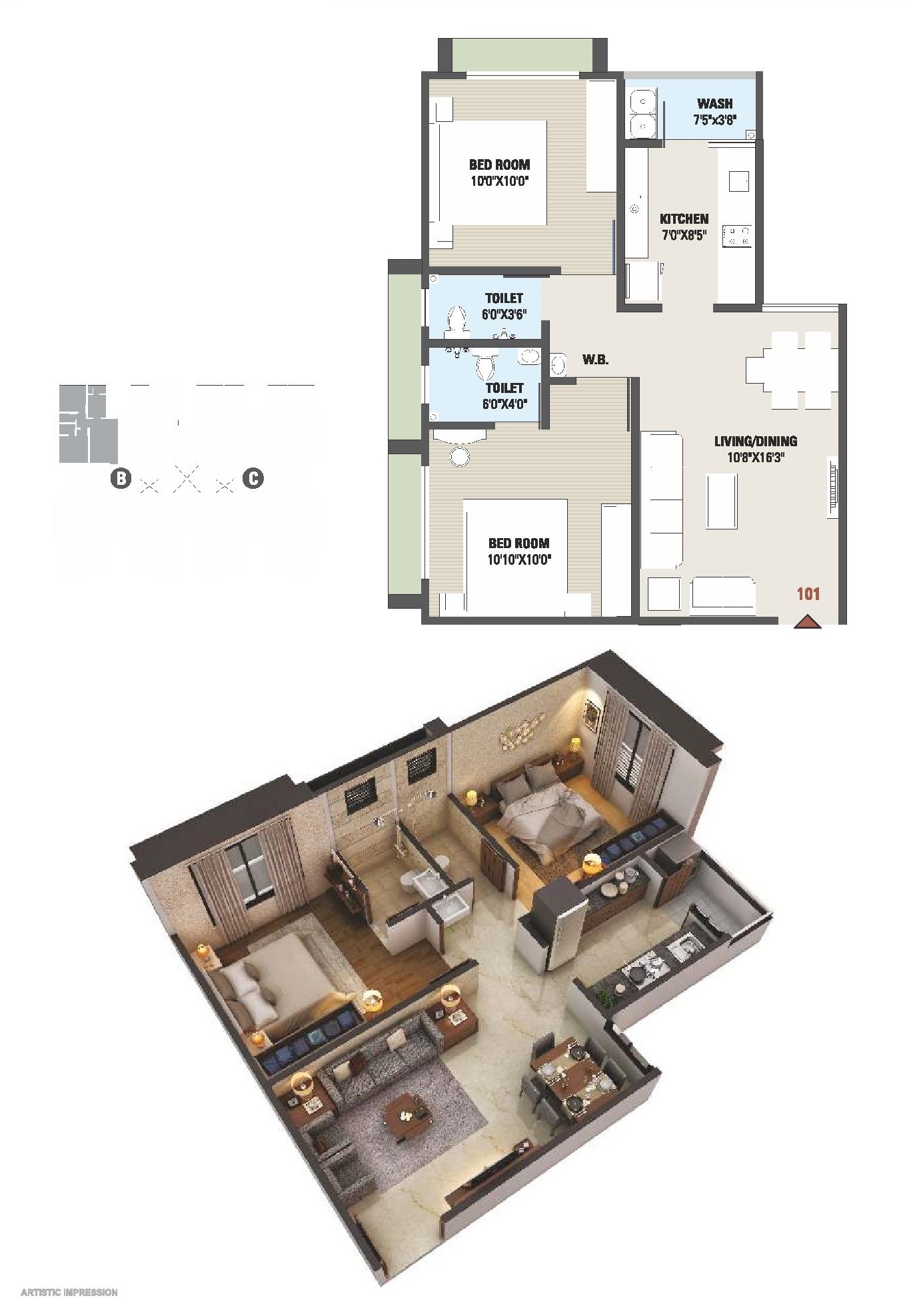 Shree Umiya Amimangal 5 Floor Plan