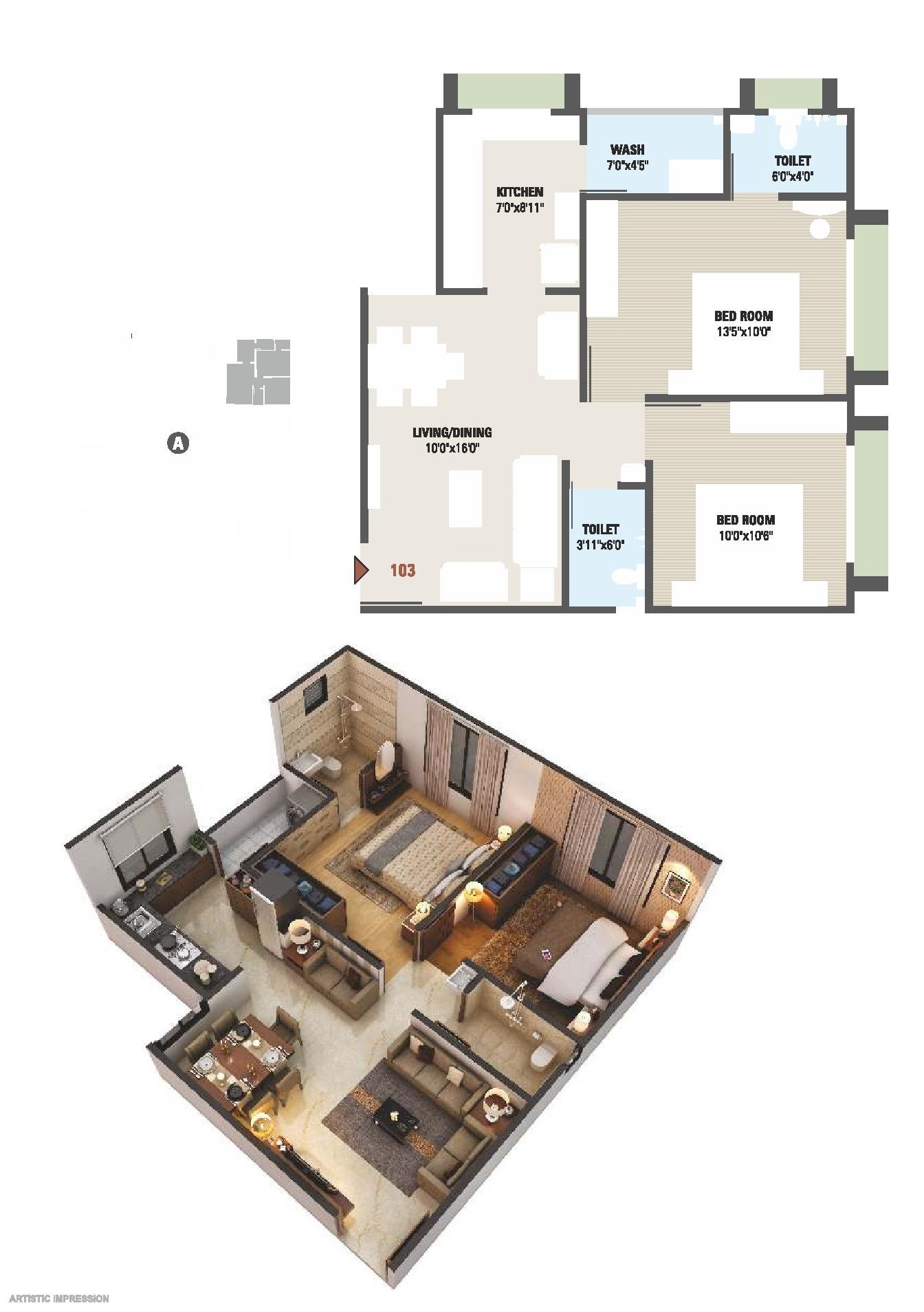 Shree Umiya Amimangal 5 Floor Plan