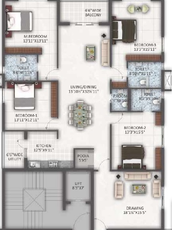 Ayyanna Pristine Floor Plan