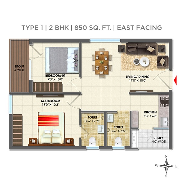 Ramky Truspace Aspire Floor Plan