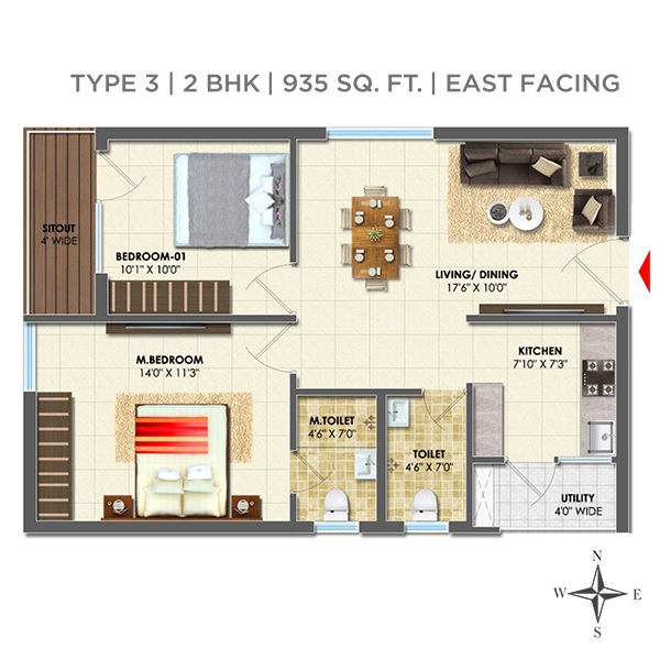 Ramky Truspace Aspire Floor Plan