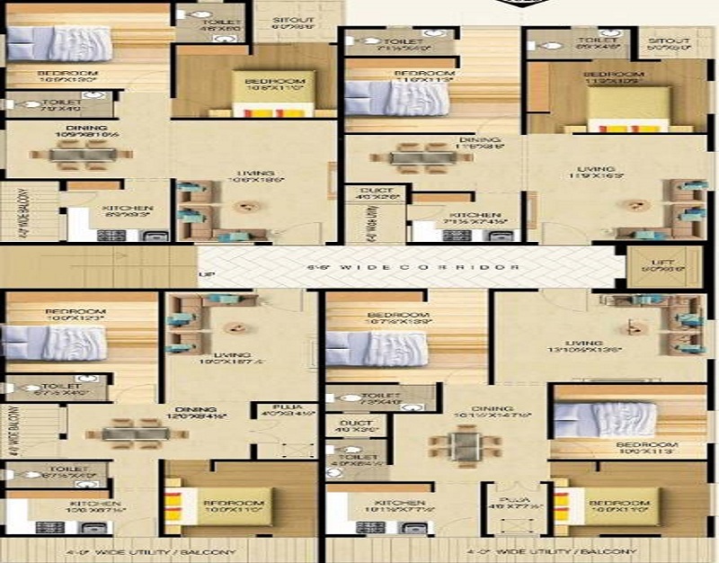 Apple AJN Heights Floor Plan