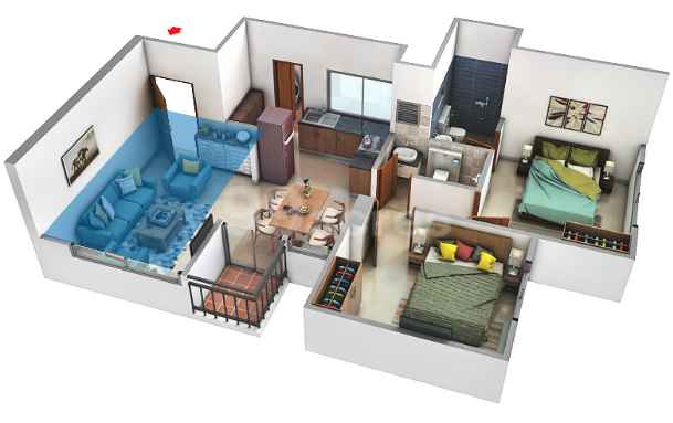 Trident Elanzza Floor Plan