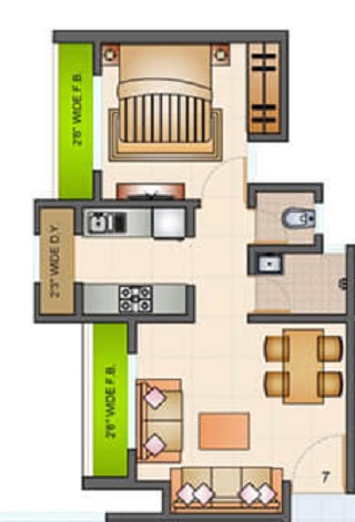 Raunak Codename Bonus City Floor Plan