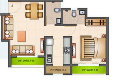Raunak Codename Bonus City Floor Plan