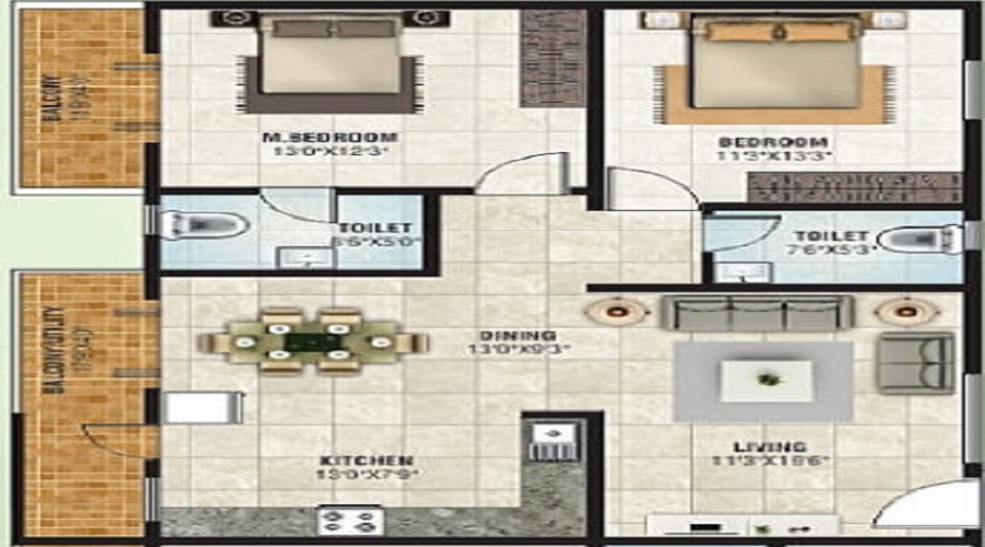 Mitraa My Gate Floor Plan