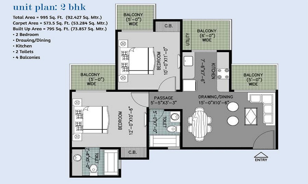 Arihant Ambar Floor Plan