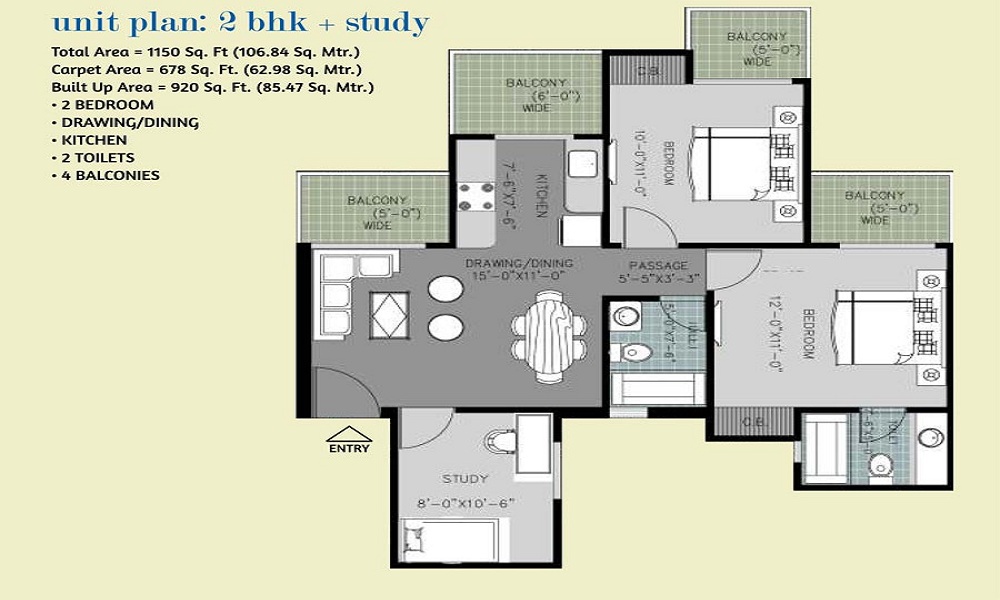 Arihant Ambar Floor Plan
