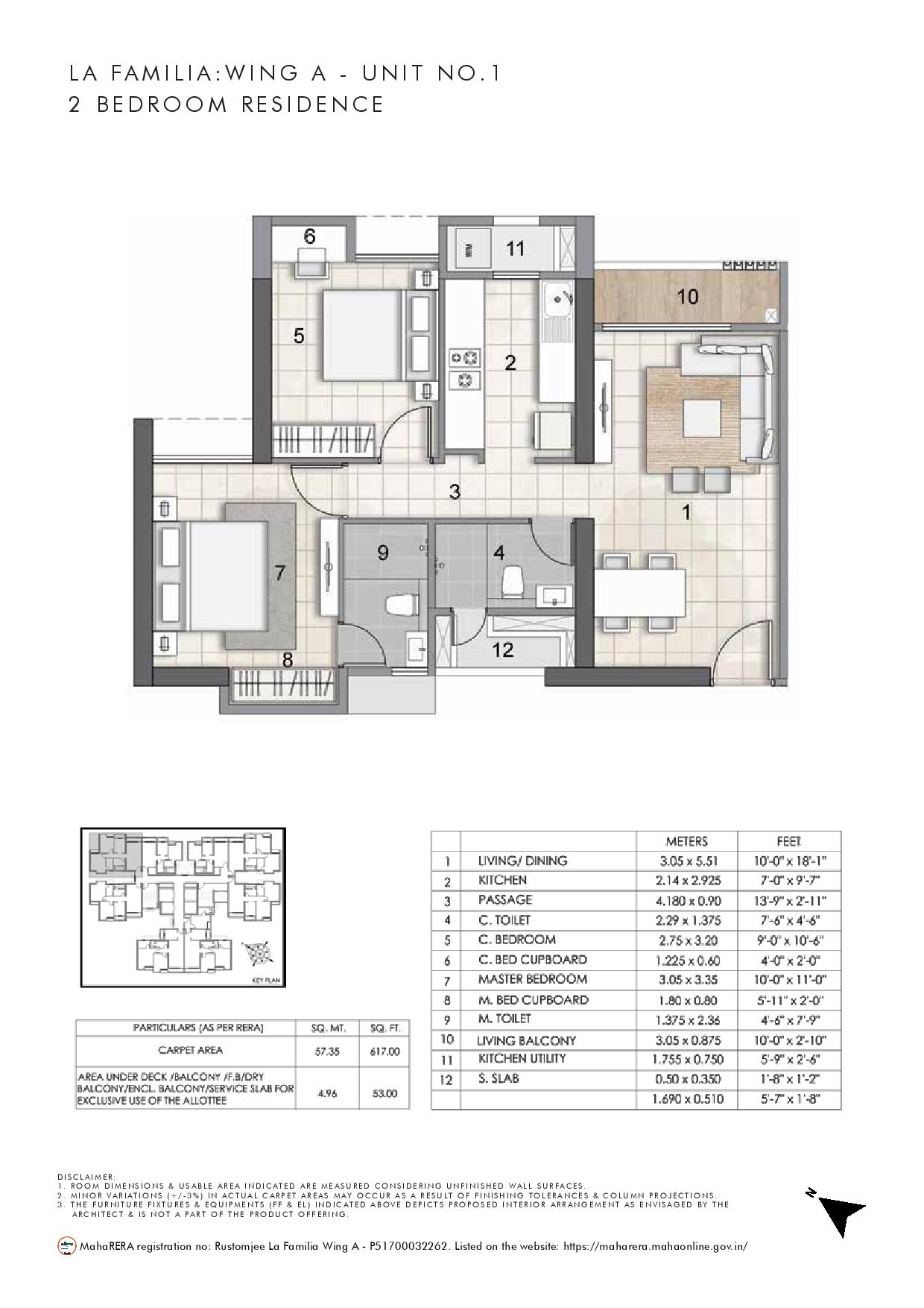 Rustomjee Uptown Urbania Floor Plan