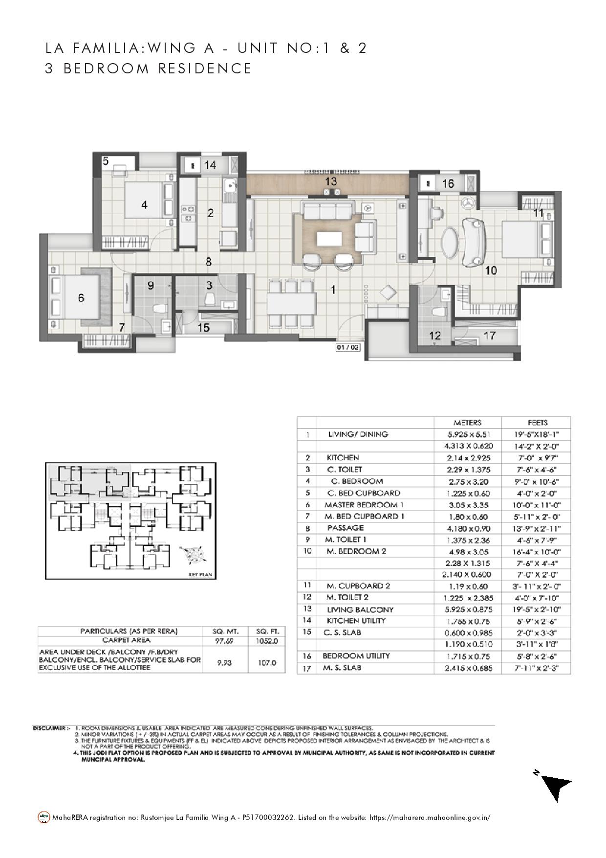 Rustomjee Uptown Urbania Floor Plan