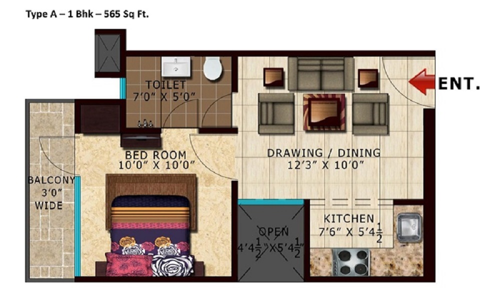 Renowned Lotus Parkk Greens Floor Plan