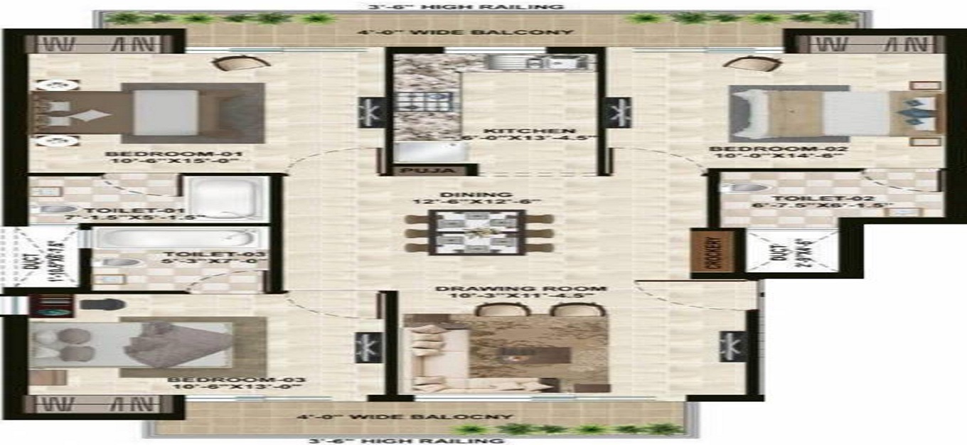 Maxxus Elanza Floor Plan