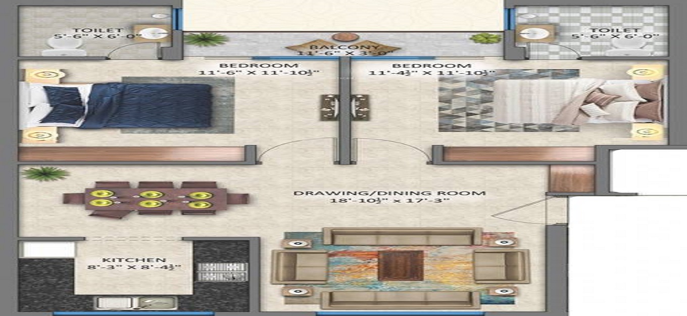 Aura Homes 1 Floor Plan