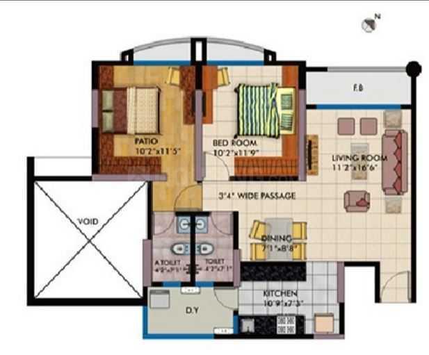 RNA Plendour Floor Plan