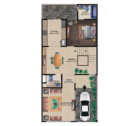 Supertech Czar Villas Floor Plan